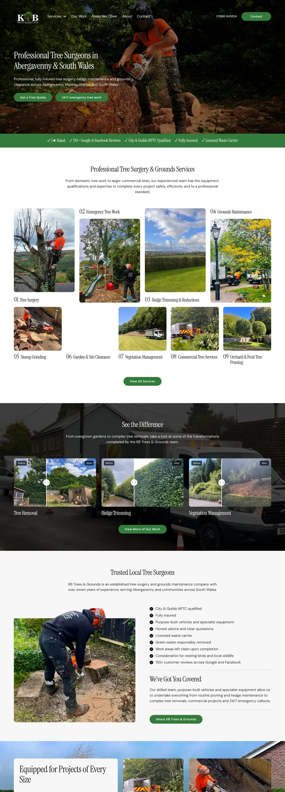 KB Trees & Grounds website